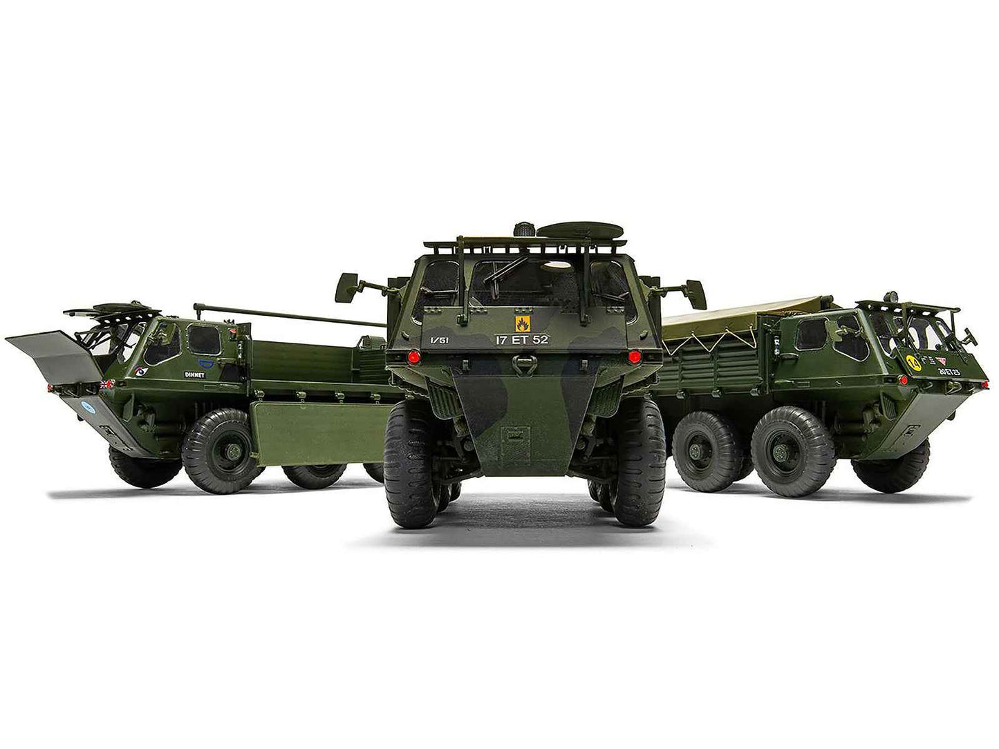 Level 3 Model Kit Alvis FV622 Stalwart Mk.2 Military Truck with 3 Scheme Options 1/35 Scale Plastic Model Kit by Airfix