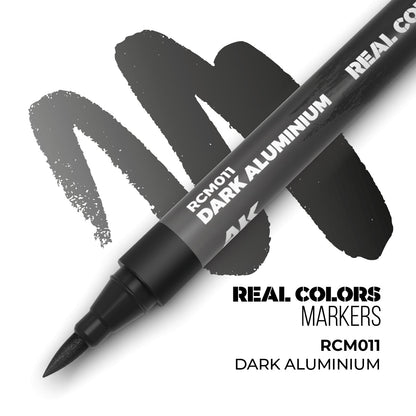 AK Interactive Markers: Real Color Markers - Dark Aluminium