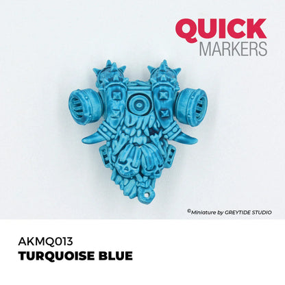 AK Interactive Markers: Quick Markers - Turquoise Blue