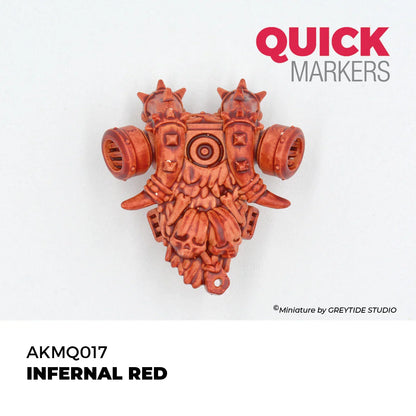 AK Interactive Markers: Quick Markers - Infernal Red