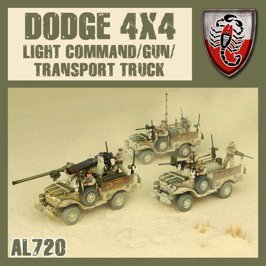 DUST 1947: Desert Scorpions Command/Phaser Gun/Transport Truck