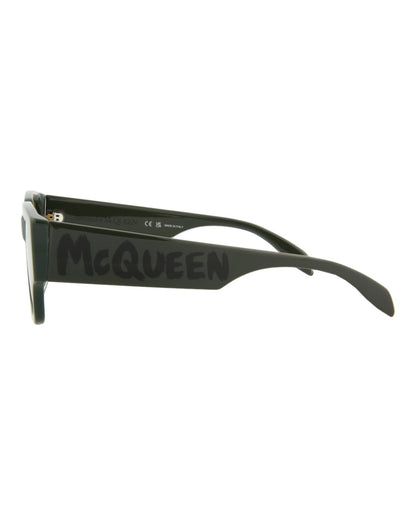 Alexander McQueen Square/Rectangle-Frame Acetate Sunglasses by Carro Luxury Maison