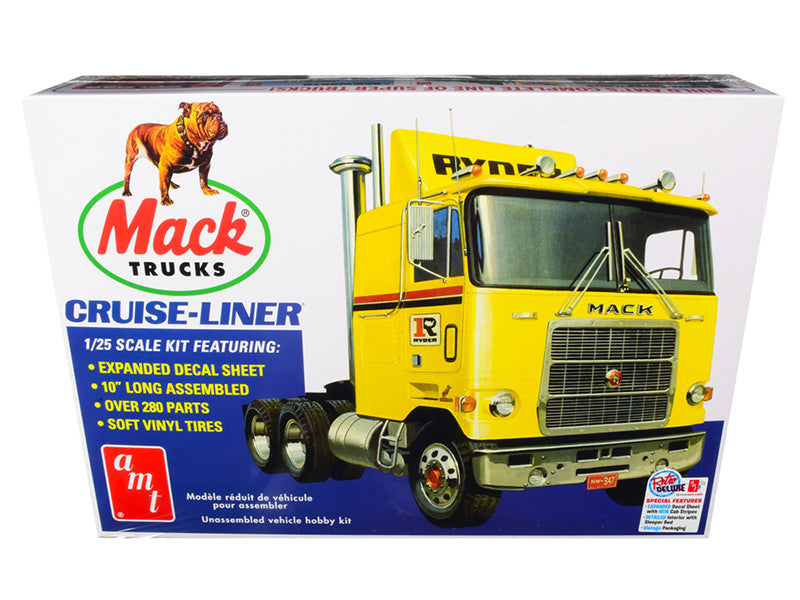 Skill 3 Model Kit Mack Cruise-Liner Truck 1/25 Scale Model by AMT  free shipping USA