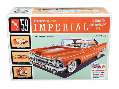Skill 2 Model Kit 1959 Chrysler Imperial 3 in 1 Kit 1/25 Scale Model by AMT  free shipping USA
