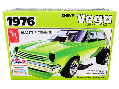 Skill 2 Model Kit 1976 Chevrolet Vega Funny Car 1/25 Scale Model by AMT  free shipping USA
