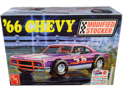 Skill 2 Model Kit 1966 Chevrolet Impala Modified Stocker 1/25 Scale Model by AMT  free shipping USA