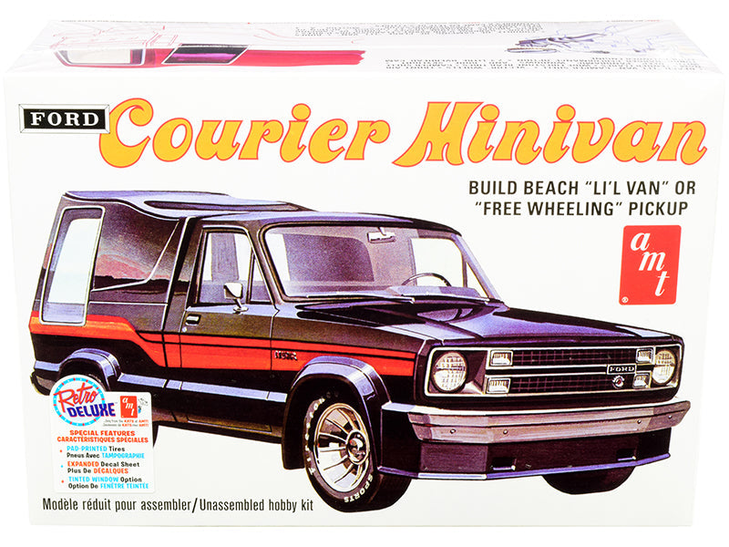 Skill 2 Model Kit 1978 Ford Courier Minivan 2-in-1 Kit 1/25 Scale Model by AMT  free shipping USA