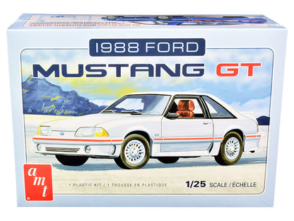 Skill 2 Model Kit 1988 Ford Mustang GT 1/25 Scale Model by AMT  free shipping USA