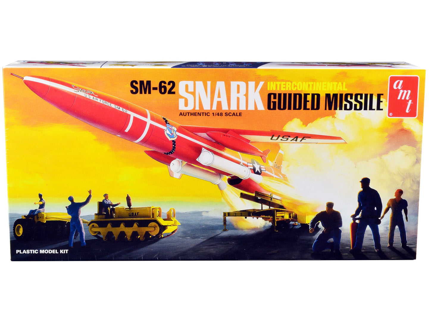 Skill 2 Model Kit Northrop SM-62 Snark Intercontinental Guided Missile 1/48 Scale Model by AMT  free shipping USA