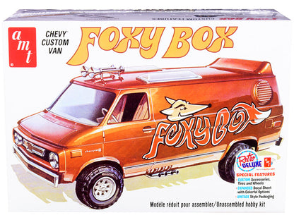 Skill 2 Model Kit Chevrolet Custom Van "Foxy Box" 1/25 Scale Model by AMT  free shipping USA