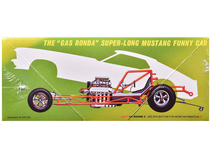 Skill 2 Model Kit 1969 Ford Mustang Longnose Funny Car "Gas Ronda" 1/25 Scale Model by AMT