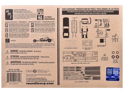 Skill 2 Model Kit 1969 Ford Mustang Longnose Funny Car "Gas Ronda" 1/25 Scale Model by AMT