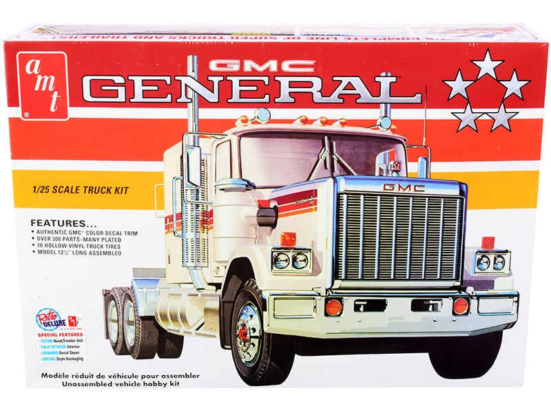 Skill 3 Model Kit GMC General Truck Tractor 1/25 Scale Model by AMT  free shipping USA