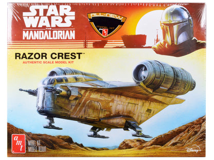 Skill 2 Model Kit Razor Crest Spaceship "Star Wars: The Mandalorian" 1/72 Scale Model by AMT  free shipping USA