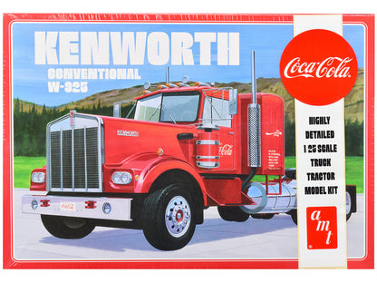 Skill 3 Model Kit Kenworth Conventional W-925 Tractor Truck "Coca-Cola" 1/25 Scale Model by AMT  free shipping USA