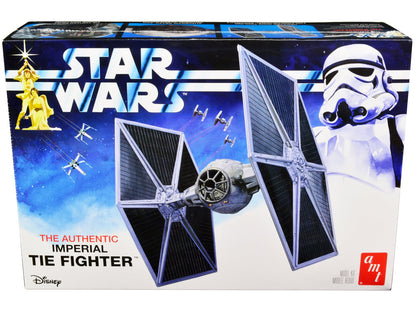Skill 2 Model Kit Imperial Tie Fighter "Star Wars" (1977) Movie Model by AMT  free shipping USA