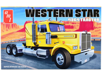 Skill 3 Model Kit Western Star 4964 Truck Tractor 1/25 Scale Model by AMT