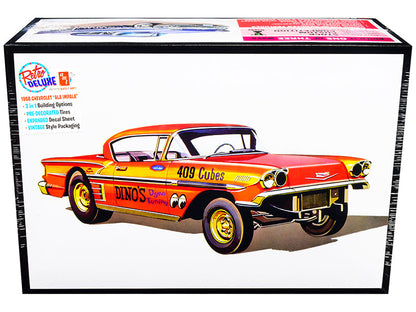 Skill 2 Model Kit 1958 Chevrolet Impala "Ala-Impala" 3-in-1 Kit 1/25 Scale Model by AMT  free shipping USA