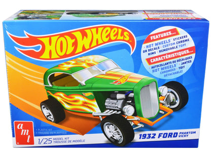Skill 2 Model Kit 1932 Ford Phantom Vicky "Hot Wheels" 1/25 Scale Model by AMT  free shipping USA