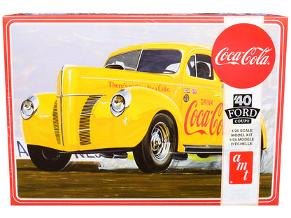 Skill 3 Model Kit 1940 Ford Coupe "Coca-Cola" 1/25 Scale Model by AMT  free shipping USA