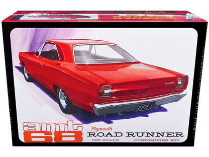 Skill 2 Model Kit 1968 Plymouth Road Runner 1/25 Scale Model by AMT  free shipping USA