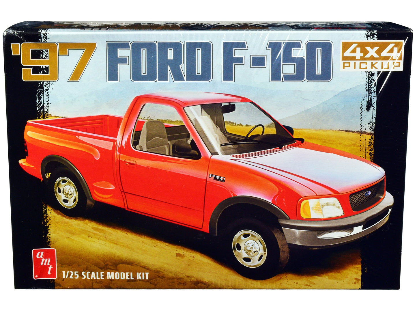 Skill 2 Model Kit 1997 Ford F-150 4X4 Pickup Truck 1/25 Scale Model by AMT  free shipping USA