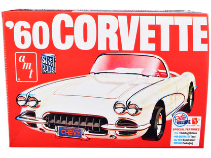Skill 2 Model Kit 1960 Chevrolet Corvette "Street Rods" 1/25 Scale Model by AMT  free shipping USA