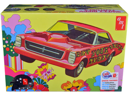 Skill 2 Model Kit 1966 Ford Galaxie 500 Hardtop "Sweet Bippy" 4-in-1 Kit 1/25 Scale Model by AMT  free shipping USA