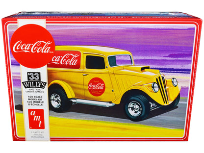 Skill 2 Model Kit 1933 Willys Panel Truck "Coca-Cola" 1/25 Scale Model by AMT  free shipping USA