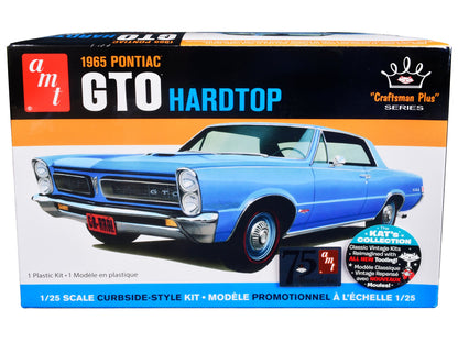 Skill 2 Model Kit 1965 Pontiac GTO Hardtop "Craftsman Plus" Series 1/25 Scale Model by AMT  free shipping USA