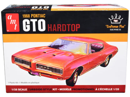 Skill 2 Model Kit 1968 Pontiac GTO Hardtop "Craftsman Plus" Series 1/25 Scale Model by AMT  free shipping USA