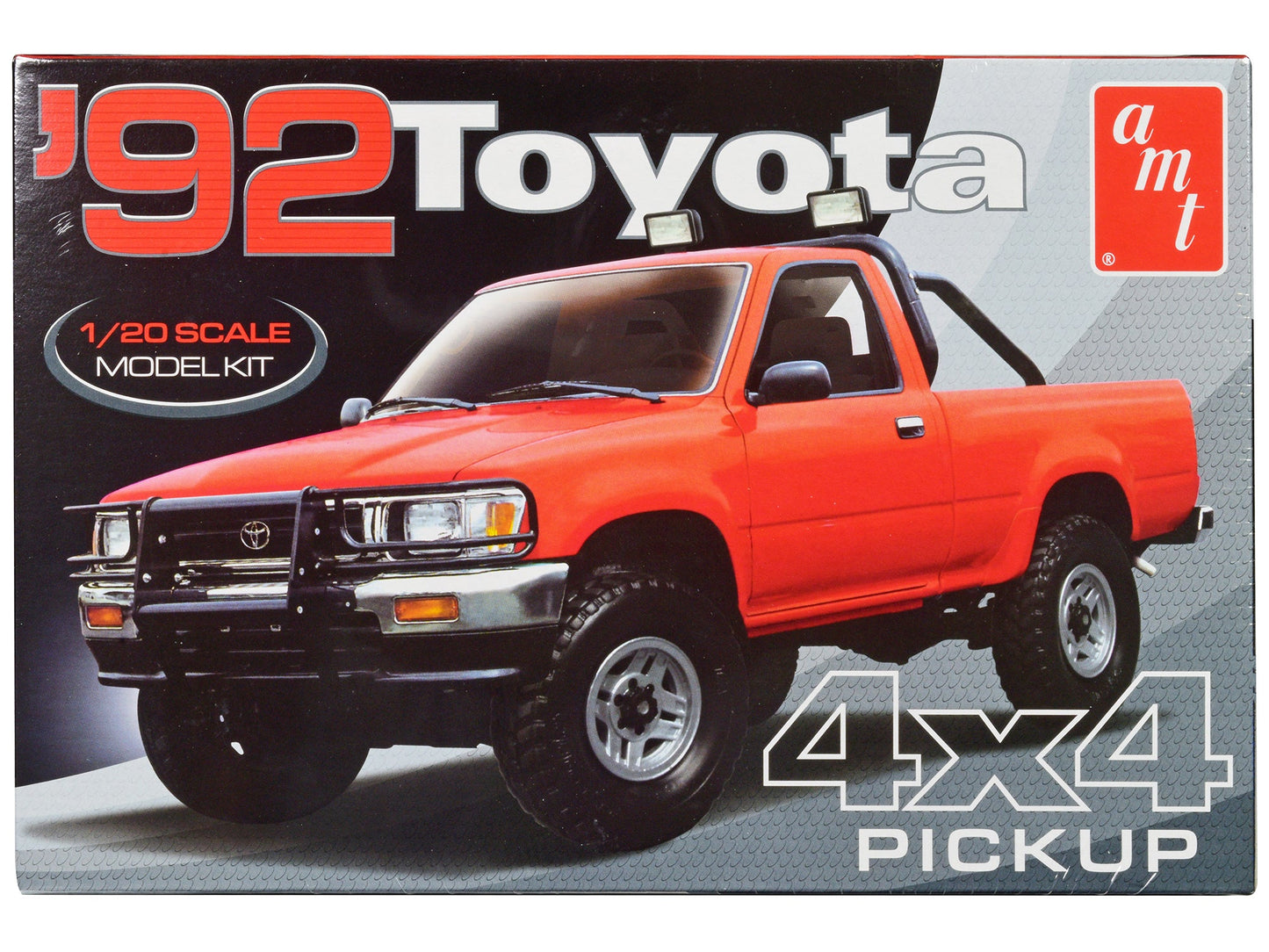 Skill 2 Model Kit 1992 Toyota 4x4 Pickup Truck (2023) 1/20 Scale Model by AMT  free shipping USA