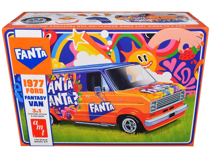 Skill 2 Model Kit 1977 Ford Custom Van "Fanta" 1/25 Scale Model by AMT  free shipping USA