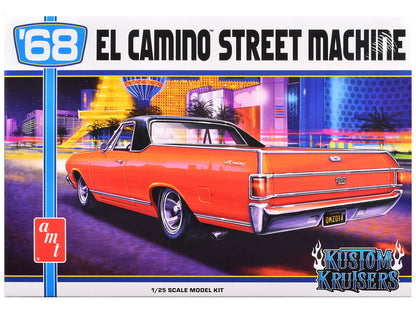 Skill 2 Model Kit 1968 Chevrolet El Camino Street Machine 1/25 Scale Model by AMT  free shipping USA