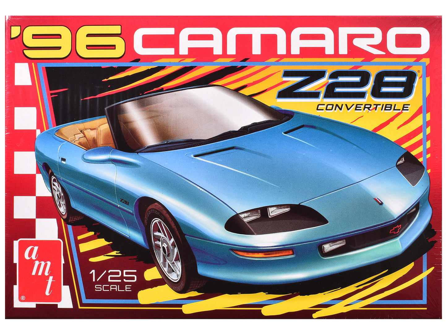 Skill 2 Model Kit 1996 Chevrolet Camaro Z28 Convertible 1/25 Scale Model by AMT  free shipping USA