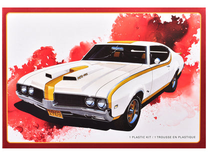 Skill 2 Model Kit 1969 Hurst Oldsmobile Cutlass 1/25 Scale Model by AMT  free shipping USA