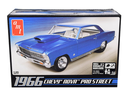 Skill 2 Model Kit 1966 Chevrolet Nova Pro Street 1/25 Scale Model by AMT  free shipping USA