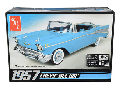 Skill 2 Model Kit 1957 Chevrolet Bel Air 1/25 Scale Model by AMT  free shipping USA