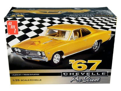 Skill 2 Model Kit 1967 Chevrolet Chevelle Pro Street 1/25 Scale Model by AMT  free shipping USA