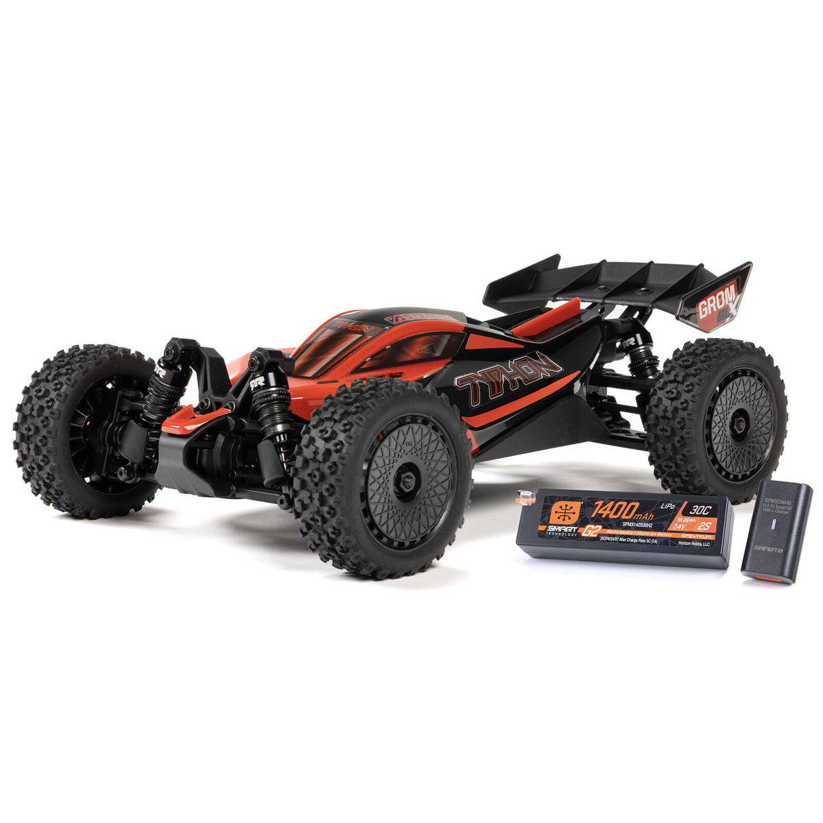 ARRMA 1/14 Typhon Grom 223S DSC 4X4 RTR Brushless Buggy w/ Battery & Charger