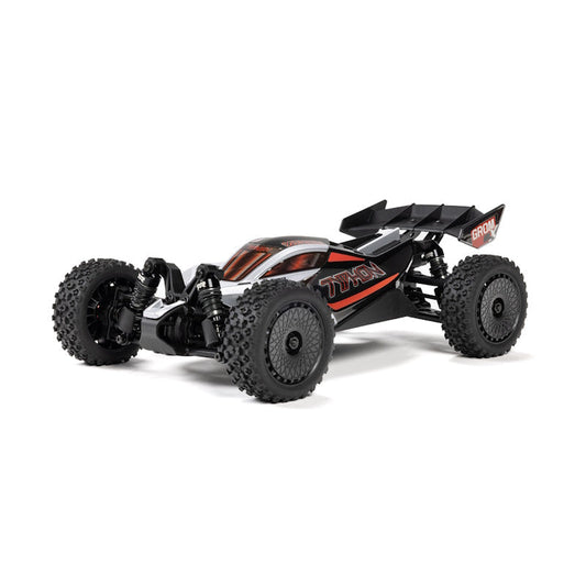 Arrma 2306T1 TYPHON GROM 223S BLX Brushless 4X4 Small Scale Buggy RTR, Silver