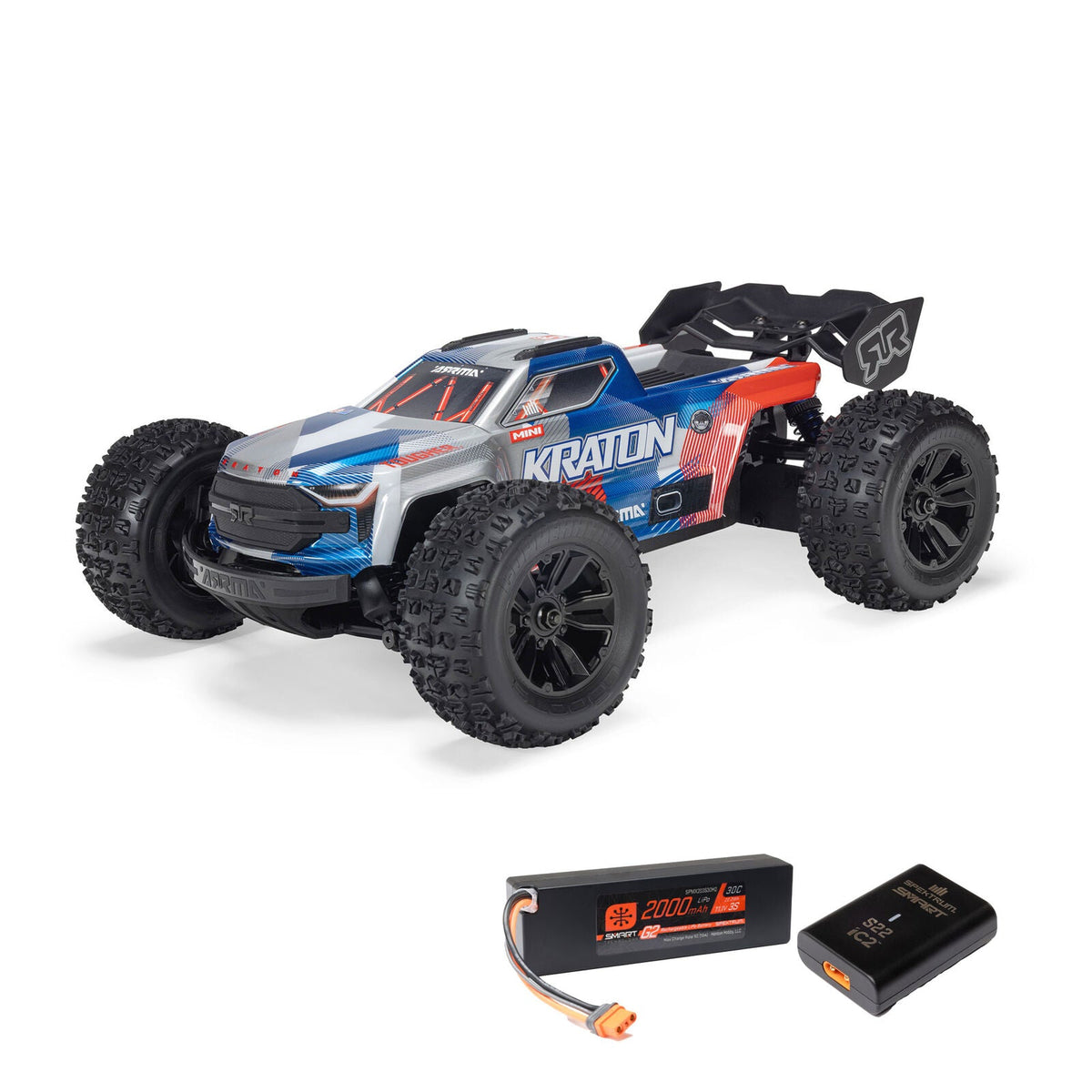 ARRMA 1/16 Mini Kraton 3S DSC 4X4 RTR Brushless Speed Monster Truck w/ Battery & Charger