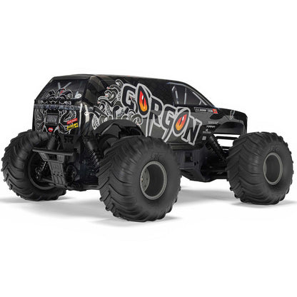 ARRMA 3230ST3 1/10 GORGON 2WD RTR Brushed Monster Truck - Gun Metal