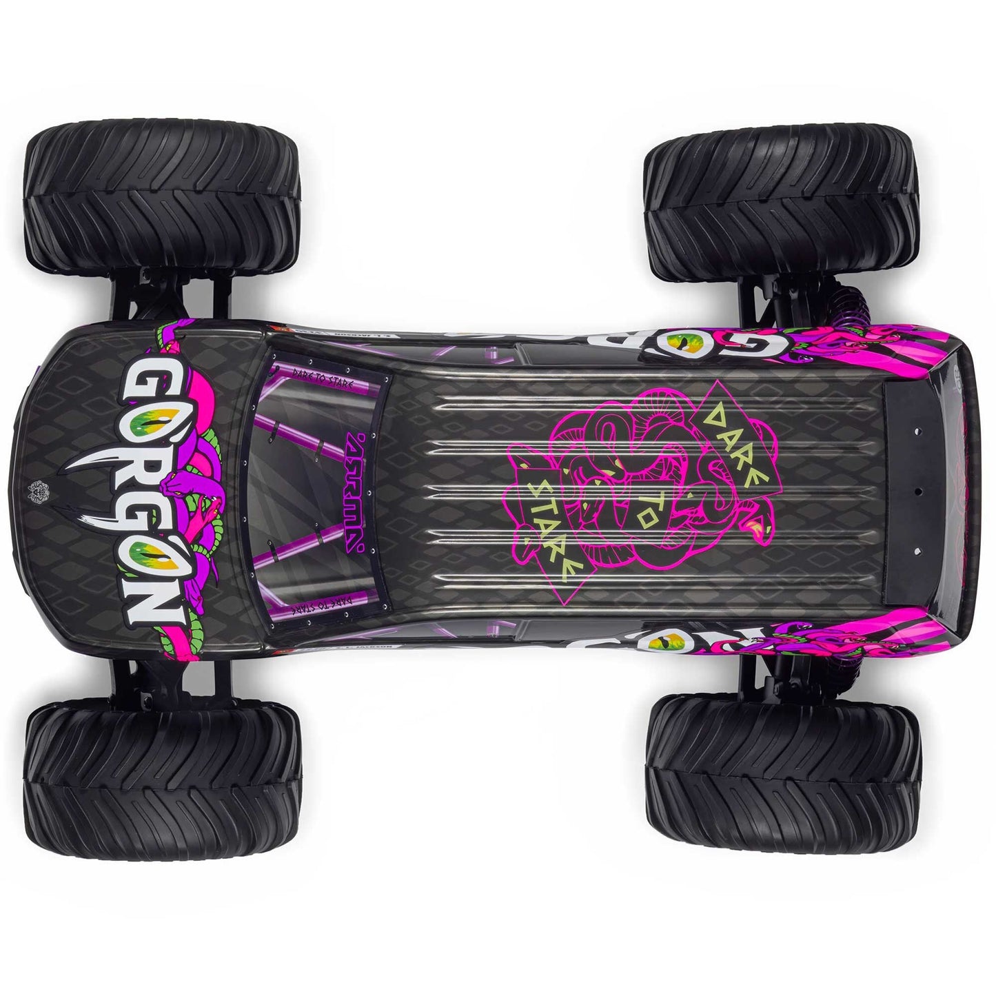 ARRMA 1/10 GORGON 2WD RTR Brushed Monster Truck - Purple