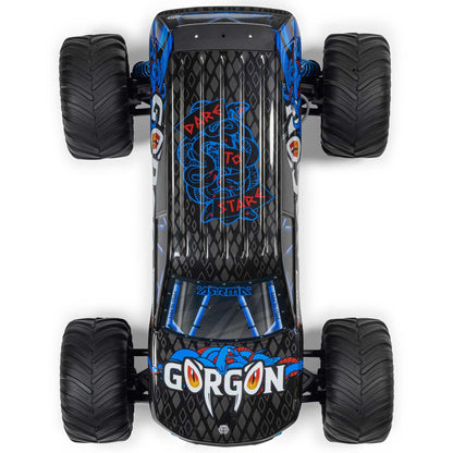 ARRMA 3230ST5 - 1/10 GORGON 2WD RTR Brushed Monster Truck - Blue