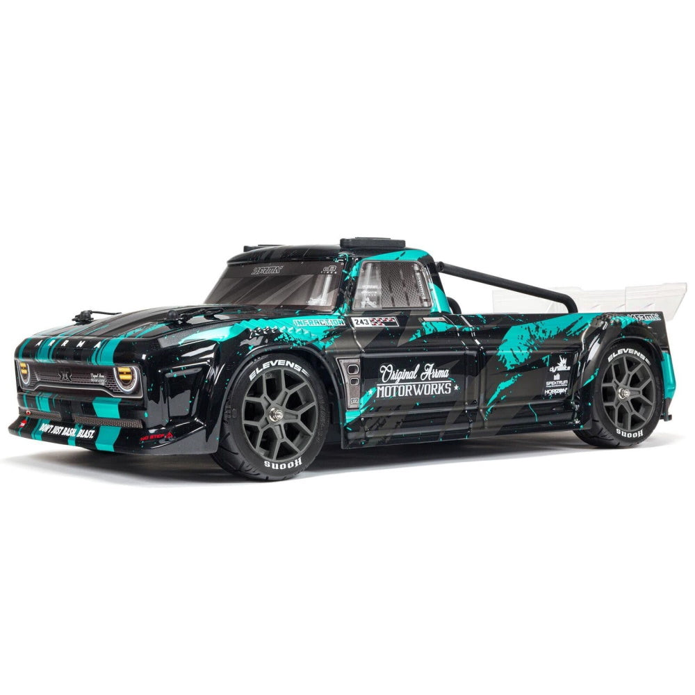 ARRMA 1/8 INFRACTION 4X4 3S BLX 4WD All-Road Truck RTR ARA4315V3T2 Teal/Black