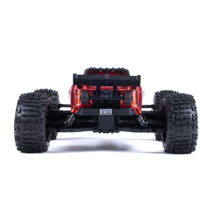 ARRMA ARA4410V2T4 1/10 OUTCAST 4X4 4S V2 BLX Stunt Brushless Truck RTR, Red