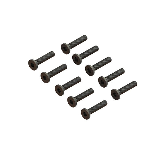 Arrma ARA702017 2.5x12mm Flat Head Screw (10) for MOJAVE GROM MEGA
