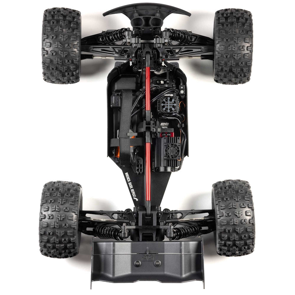 ARRMA ARA8608V6T1 1/8 KRATON 6S 4X4 RTR Brushless Speed Truck, Blue/Orange