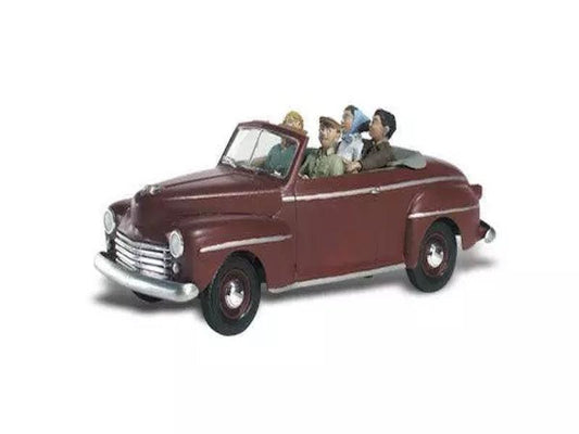 Woodland Scenics AS5334 N Sunday Drive Train Figure / Vehicle AutoScenes